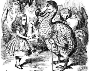 Sketch the Dodo from Alice in Wonderland